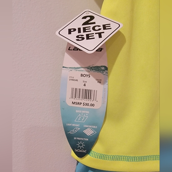 Laguna swimming trunks set Size 4 NWT - Picture 3 of 9